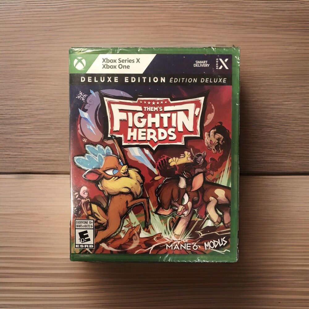 Them's Fightin' Herds Deluxe Edition Xbox Series X One Video Game New Sealed